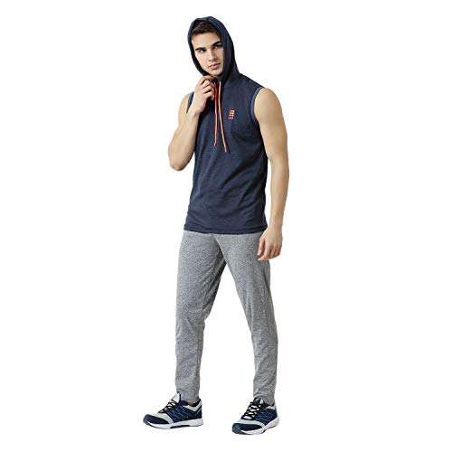 ROCK.IT Men's Plain Active Base Layer Shirt (2190100401-1_Navy 44) 2