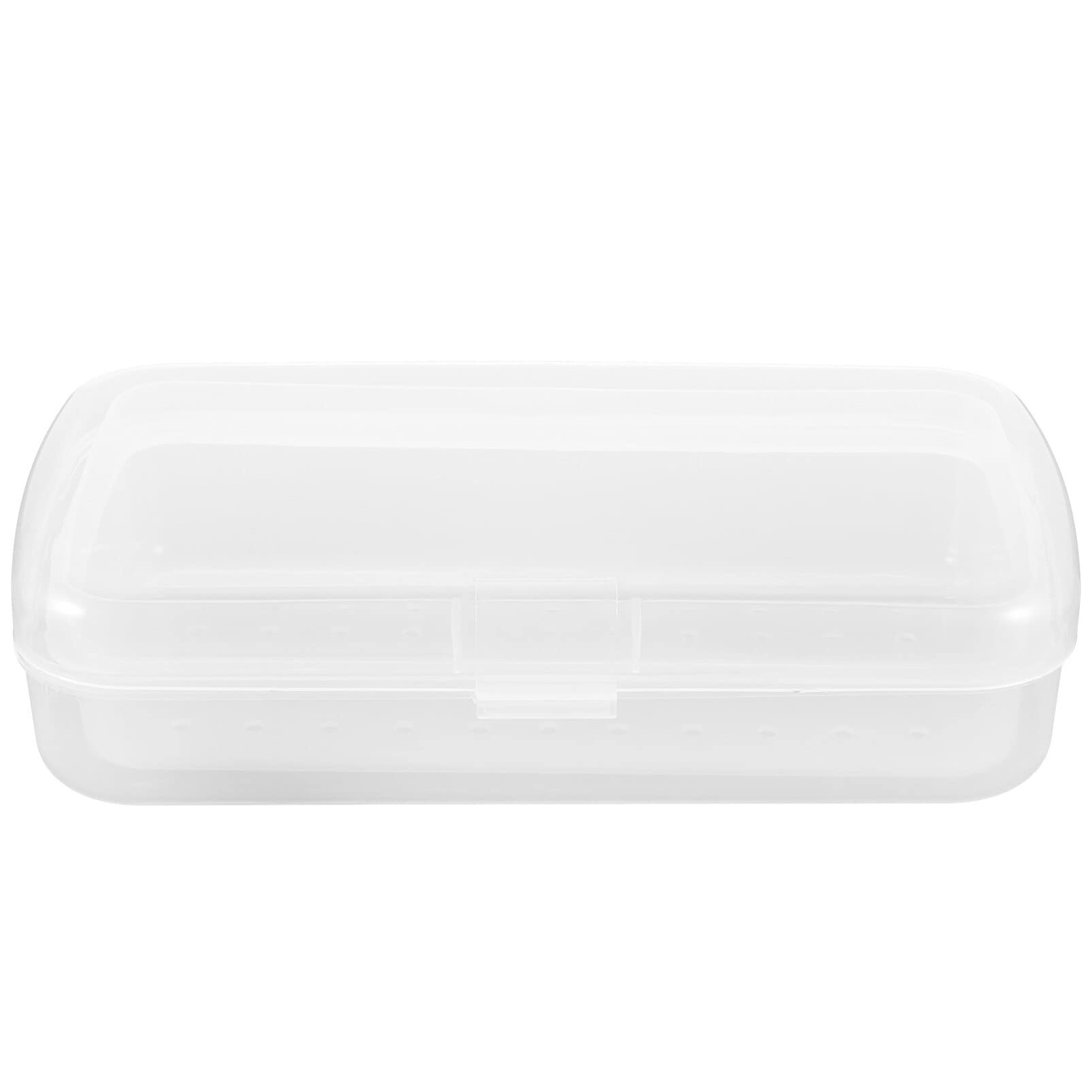 Beaupretty Nail Art Tools Plastic Tray Nail Art Tool Storage Organizer Manicure Tool for Hair Cutters Transparent Nail Tools 1