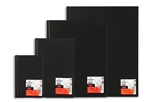 Canson ONE Art Book Paper Pad, Smudge Resistant Sketch Book Paper Pad, Hardbound, 67 Pound, 8.5 x 11 Inch, 98 Sheets 6