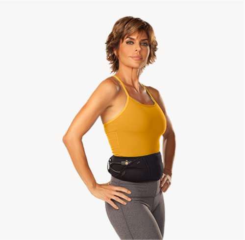 The Flex Belt Abdominal Muscle Toner , Black, 24"-47" 3