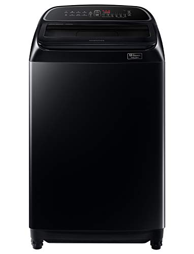 Samsung 10 Kg Inverter 5 star Fully-Automatic Top Loading Washing Machine (WA10T5260BV/TL, Black Caviar, Wobble technology) 1