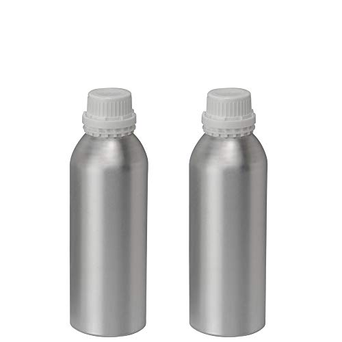 Devinez Multipurpose Anodized Aluminum Empty Bottle, 250ml (Pack of 2) with B Drop Nozzle & Cap with Seal, for Beauty, Essential Oils, Blends, Skin Care, Travel, Toners, Cosmetic & DIY 1