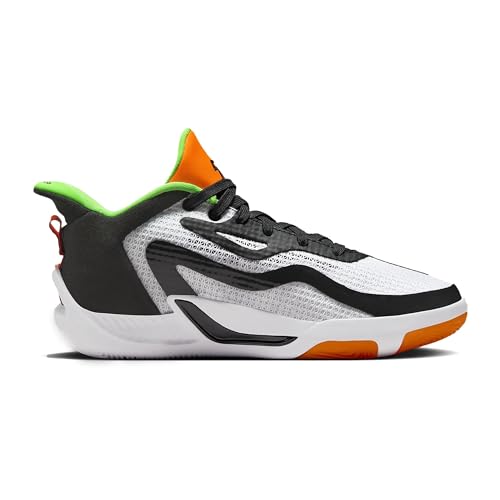 Nike Jordan Kids Tatum 1 Basketball Shoe, White/Black/Green Strike/Total Orange, 7 Big Kid 3