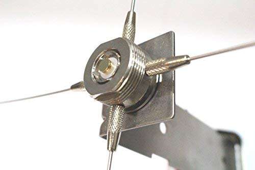 Nagoya GPK-01 (21" Radials) NMO Mount Ground Plane Kit for Base or Field Use, SO-239 Connector, Mounts to 2" Pole, Mast, Pipe 5