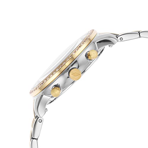 Fossil Neutra Analog Women's Watch ES5216 (Mother of Pearl Dial Gold Colored Strap) 4