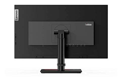 Lenovo ThinkVision P27h-20 27" (68.58cms) QHD IPS (2560x1440) 350 nits Monitor, USB, HDMI, DP Ports, 60Hz Refresh Rate, Tilt, Swivel, Pivot, Height Adjust Stand, (61E9GAR6WW)- Raven Black 2