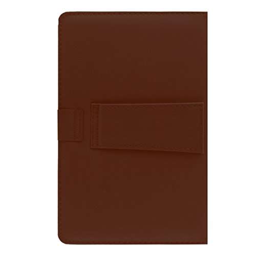 ACM USB Keyboard Case Compatible with Videocon V-Tab Max Tablet Cover Stand Study Gaming Direct Plug & Play - Brown 5