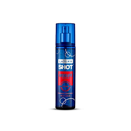 Layer'r Shot Absolute Series Power Body Spray, 135ml