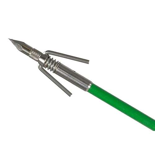 TRUGLO Spring Fisher Durable Neon Bowfishing Arrow - Complete Arrow w/Slide Safety System 2