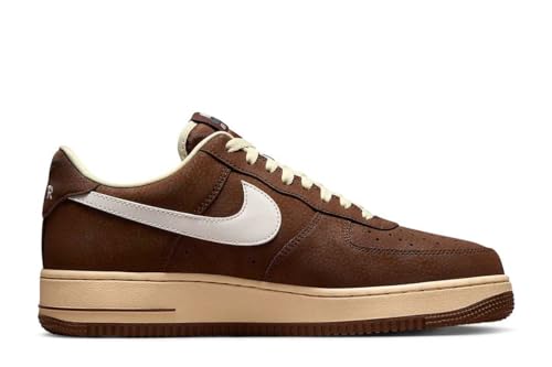 NIKE Air Force 1 '07 Men's Shoes, Cacao Wow Coconut Milk Vintage Green Sail, 9 2