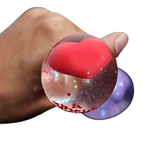 AASA Rainbow Stress Balls Toy Squishy Stress Ball Toys for Stress Relief for Kids and Adults Playing Fun Toy Set of 1Pcs Multicolor 1