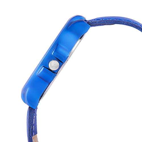 OPTIMA Watch Men's Fashion Water resistant Sports Slim Analogue Quartz Stainless Steel Leather Watches Mens Bracelet (Blue) 2