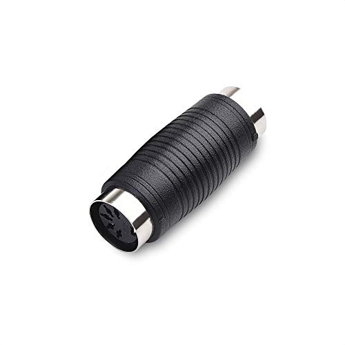 Cable Matters 2-Pack 5 Pin DIN MIDI Coupler Gender Changer (MIDI Extender Adapter)(Black) 3