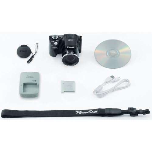 Canon PowerShot SX500 is 16.0 MP Digital Camera with 30x Wide-Angle Optical Image Stabilized Zoom and 3.0-Inch LCD (Black) (Old Model) 6