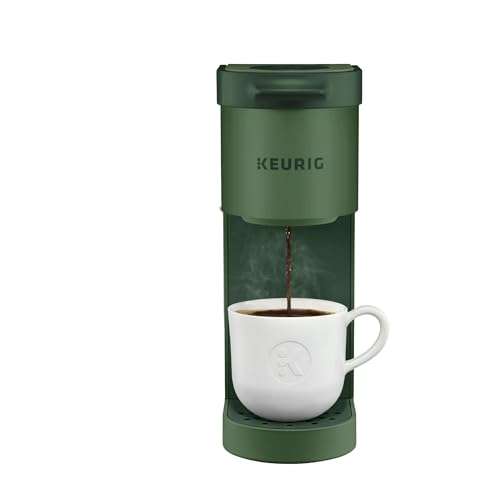 Keurig K-Mini Single Serve K-Cup Pod Coffee Maker, 6 to 12oz Brew size, with Cord Storage, Perfect for Small Spaces, Evergreen 2