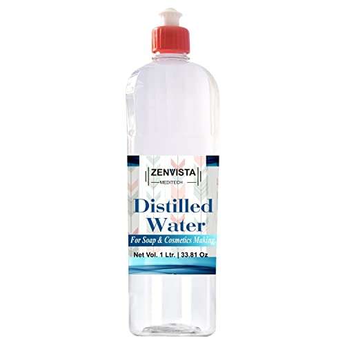 Marks Clear Marks Clear Pure Distilled Water Good For Soap Makings, DIY Making Cosmetics & Soap Supplies (5 Liters) 1