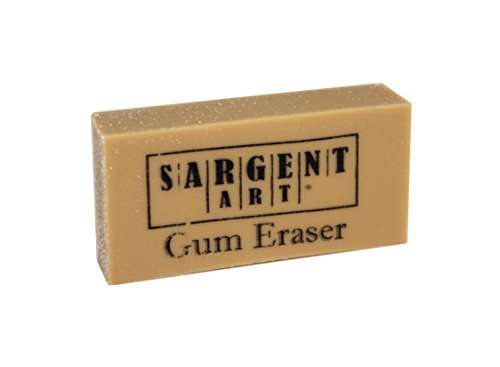 Sargent Art 12 Count Artist Gum Eraser, 2" x 1" x 1/2" 5