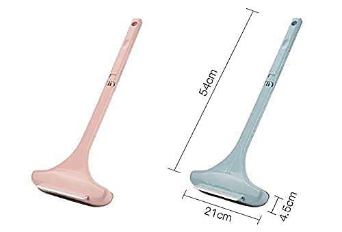 MOROVIK Multifunctional Screen Brush 2 in 1 Mesh Cleaning Brush & Wiper with Extended Handle, Double-Sided Window Cleaner, Multi Color (1) 4