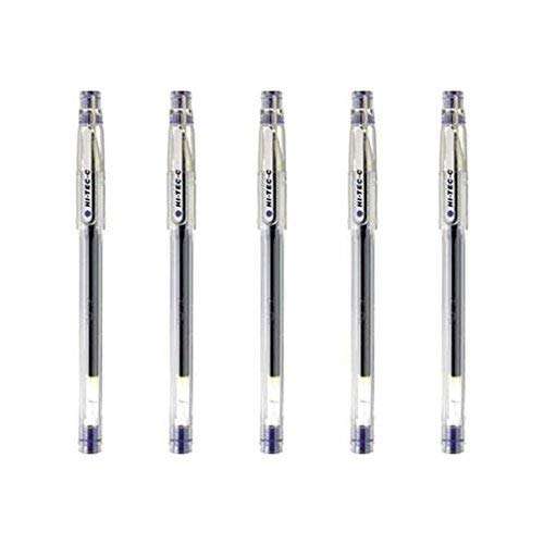 Pilot Hi-Tec-C 03 Gel Ink Pen, Micro Fine Point 0.3mm, Blue Ink, LH-20C3, Value Set of 5 4