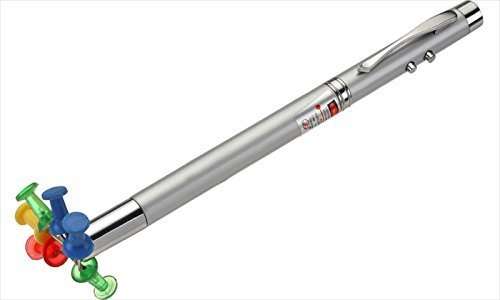 HCSLite 5 in 1 Multipurpose Antenna Pen with Torch, Laser, Pointer, Magnet, and Pen - A Perfect Corporate Gift (Gift Box) (Cells Included) 5