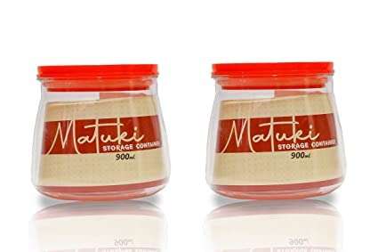 ARV MEGAHOUSE Plastic Stackable Modular Matka Kitchen Storage Containers (Set of 4, 900ml) 3