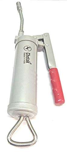 SEMAPHORE Grease Steel Gun Lever Type(200 cc) Complete with Rigid Extension and Coupler for Lml Freedom 4