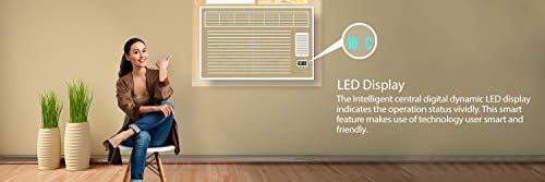 Lloyd 1.5 Ton 5 Star Inverter Window AC (Copper LW19I52MZ White) 2