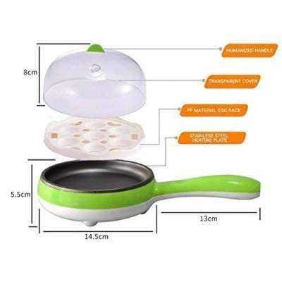 MR BRAND CREATION Egg Boiler Electric Automatic Off 7 Egg Poacher for Steaming, Cooking, Boiling and Frying, Multi Color with handle 3