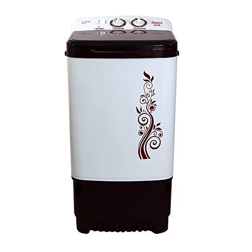 DAENYX Washer 7.5 Kg Ruby Red Transparent - Single Tub Washer