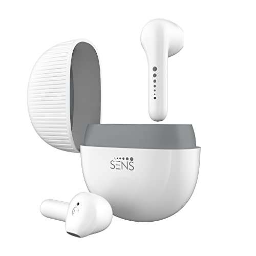 SENS CNATRA 2 Bluetooth On Ear Headset with As Fast As Possible (AFAP) Charge, MEMS MIC, 13mm Super Dynamic Drivers and up to 24 hrs Playback (Snow White, True Wireless) 1