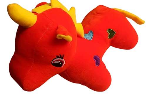 Unicorn Toy Soft Plush Beautiful Loving Hugable Cute Fairy Stuffed Animal for Kids/Boys/Girls/Best Birthday/Valentines Gift 24 cm (Orange) 3