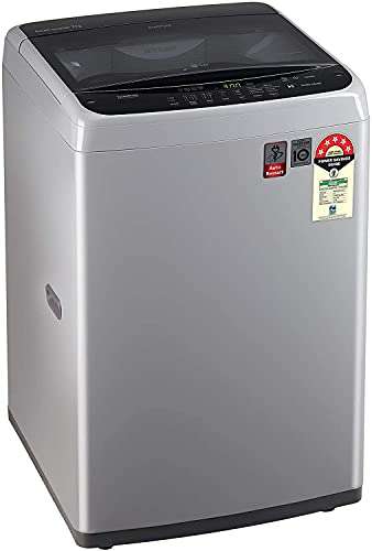 LG 7 Kg 5 Star Inverter TurboDrum Fully Automatic Top Loading Washing Machine (T70SPSF2Z, Waterfall Circulation, Smart Motion, Middle Free Silver) 4