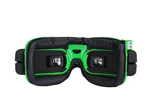 2019 Latest Version! Fat Shark Attitude V5 FSV1049 OLED FPV Goggles Fatshark Headset with DVR and 5.8Ghz Dual Receiver FANCYWING 2