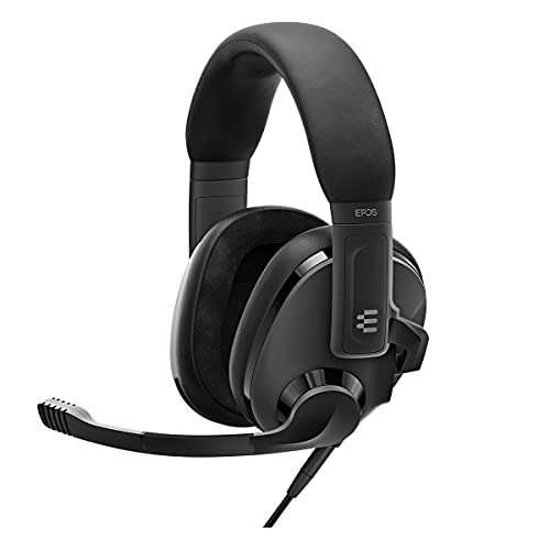 EPOS H3 Closed Acoustic Gaming Headset with Noise-Cancelling Microphone - Plug & Play Audio - Around The Ear - Adjustable, Ergonomic - for PC, Mac, PS4, PS5, Switch, Xbox - Onyx Black 1