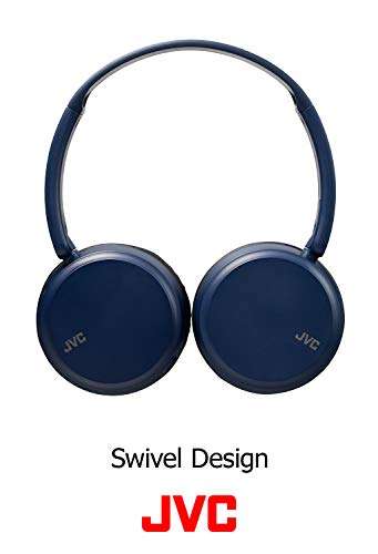 JVC Deep Bass Wireless Headphones, Bluetooth 4.1, Bass Boost Function, Voice Assistant Compatible, 17 Hour Battery Life - HAS35BTB(Black) 6