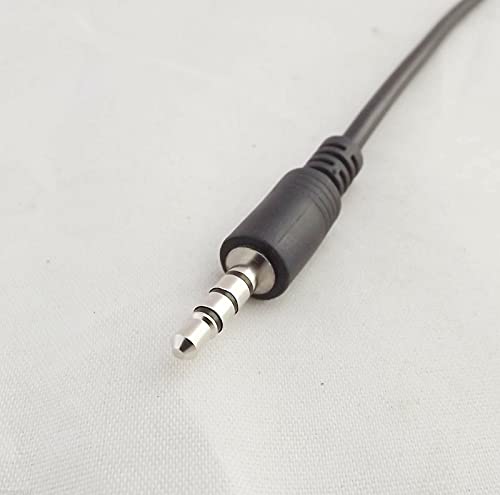 Connectors 10pcs 3.5mm Male AUX Audio Plug to USB 2.0 Female Converter Cable Cord Car MP3 - (Cable Length: 25cm, Color: Black) 3
