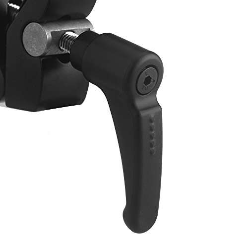 Andoer Camera Magic Friction Arm Small Super Clamp Crab Pliers Clip Small-Size 4.9cm Bite Black 5