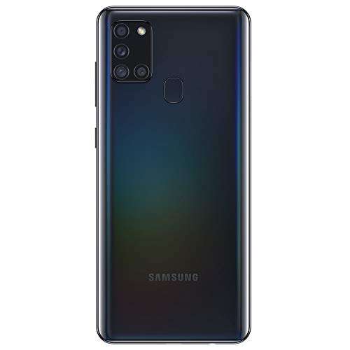 SAMSUNG Galaxy A21s (64GB, 4GB) 6.4" Infinity-U Display, Triple Camera, Dual SIM GSM Unlocked Global 4G LTE (T-Mobile, AT&T, NOT Metro, Latin) International Model A217F/DS (64GB SD Bundle, Black) 4