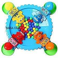 BABA FAB Hungry Frog Game Little Frog Eat Beans PK Desktop Games Small Toys Parent-Child Interaction Toys for 4 Players Random Color Strategy & War Games Board Game 6