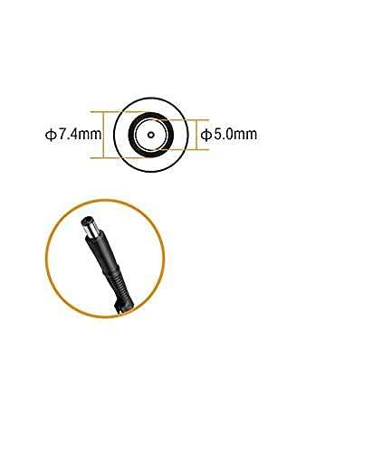 HanQ Laptop Charger for HP Compaq Presario 918RSH 920 19V 4.74A 90W 7.4MM X 5.0MM Pin Diameter Laptop Adapter with Free Power Cod. 4