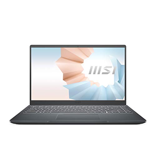 MSI Modern 14, Intel i7-1195G7, 14" FHD IPS-Level 60Hz Panel Laptop (8GB/512GB NVMe SSD/Windows 10 Home/Nvidia MX450 2GB Graphics/Carbon Grey/1.3Kg), B11SBU-688IN 2