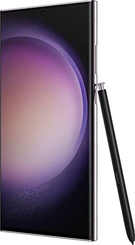 SAMSUNG Galaxy S23 Ultra 5G (SM-S918B/DS) Dual SIM 256GB/ 8GB RAM, GSM Unlocked International Version - Lavender + (w/Wireless Bluetooth Headset for Calling) 5