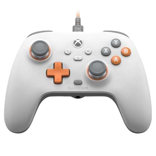 GameSir T7 Wired Controller for Xbox Series X|S, Xbox One & Windows 10/11, Plug and Play Gaming Gamepad with Hall Effect Joysticks/Hall Trigger, 3.5 mm Audio Jack - White 1