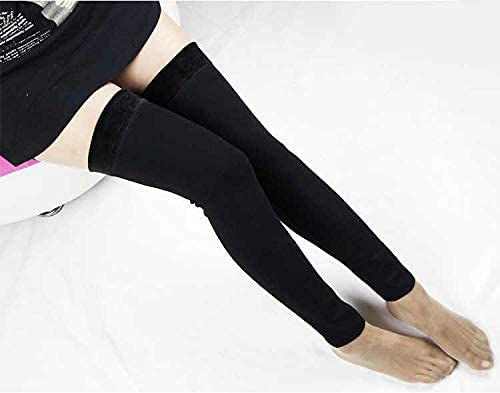 Liyana Collection Knee High Socks Woolen Leg Warmer For Women And Men (Black, 2) 5