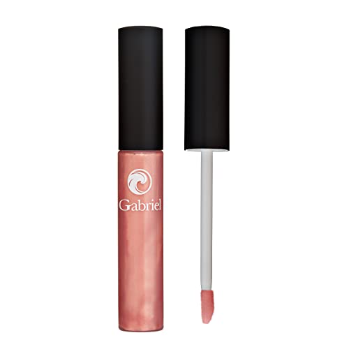 Gabriel Cosmetics Lip Gloss, Natural Lipgloss, Paraben Free, Vegan, Gluten-free,Cruelty-free, Non GMO, High performance and long lasting, Infused with Jojoba Seed Oil and Aloe, .27 fl oz. (Caramel) 2