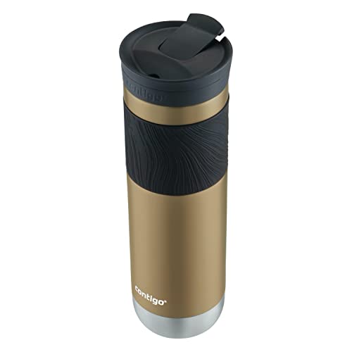 Contigo Byron 2.0 Stainless Steel Travel mug with Snapseal Lid and Grip, 24oz, Chardonnay, BPA Free and Leak Proof 3