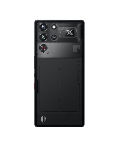 REDMAGIC 7S Pro Smartphone 5G, 120Hz Gaming Phone, 6.8" Full Screen, Under Display Camera, 5000mAh Android Phone, Snapdragon 8+ Gen 1, 18+512GB, 65W Charger US Unlocked Phone Black&Transparent 4