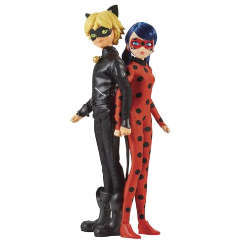 Miraculous Ladybug Mission Accomplished Ladybug & Cat Noir 2-Pack Dolls by Playmates Toys 3