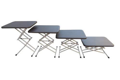 A to Z Hub Height Adjustable Multi-Purpose Plastic Table for Study, Dining & Indoor and Outdoor 5