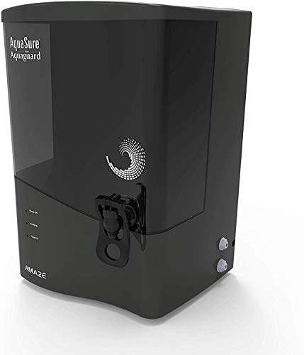Aquasure From Aquaguard Amaze RO+UV+MTDS,7L storage water purifier,suitable for borewell,tanker,municipal water (Grey) from Eureka Forbes 6
